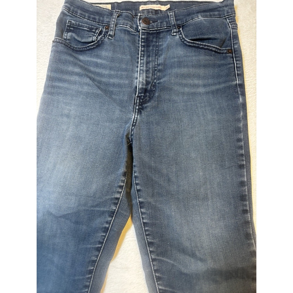 Levi's Mile High Super Skinny Premium Big E Jeans Women's 29 Black Label View 3